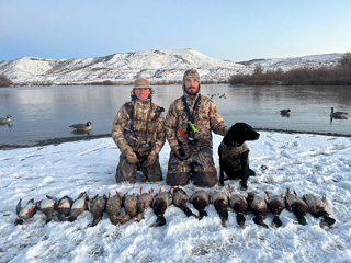 River hunting proved successful limits of Canada geese and mallard ducks