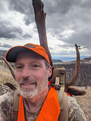 Finally reached top of ridge with last load packing out elk