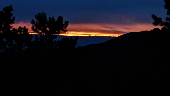 All alone on this trip since kids’ school / work schedules conflicted Colorado sunset over the cedars