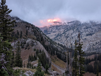 Last evening as the hunt comes to a close Wy deer hunt sunset