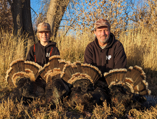 2 bird limit each after a long but successful army crawl i went hunting turkey limit
