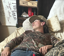 What more to say, they were tuckered out i went hunting Youth duck hunt