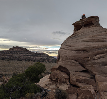 Glassing from highest point i went hunting glassing for deer