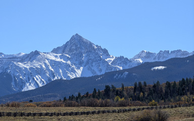 Getting close to my hunting area deer hunting snow capped mountains