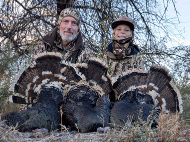 Filled all 3 tags quite quickly with merriam's turkeys