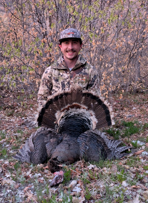 Carson with Utah bird mature gobbler tom turkey