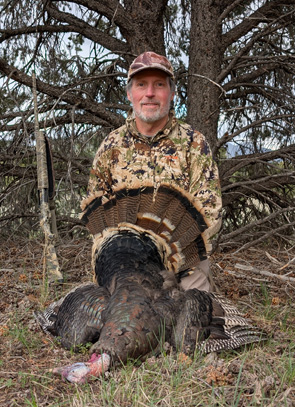 Completely surprised me, scrambled & got it done i went hunting rio grande turkeys