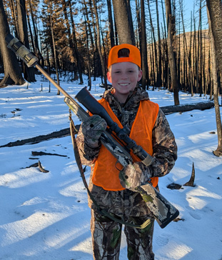 The 7 PRC was his gun of choice today i went hunting 7 PRC with suppressor