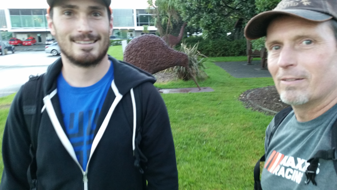 At the airport...the only Kiwi bird we saw New Zealand airport, kiwi