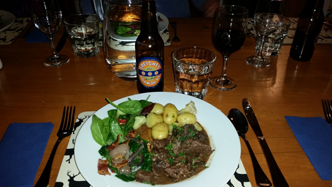 Venison from our hunt, maybe the best venison I've eaten i went hunting new zealand