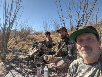 Rise overlooking stock pond a mile away ocotillo cactus coues deer hunting
