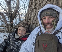 Hunkered down while awaiting feeding turkeys hunting turkeys in snow
